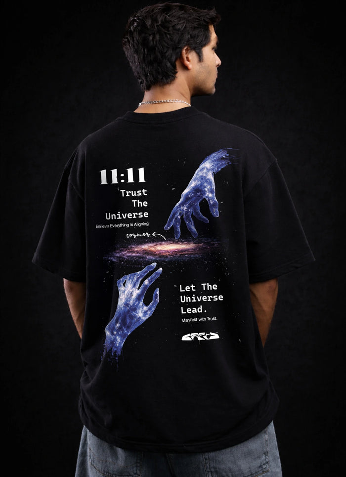 11:11 Trust the Universe Manifestation Oversized T-Shirt
