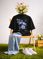 Bloom With Grace Floral Graphic Oversized T-Shirt