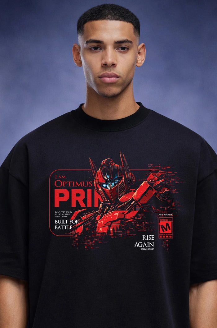 Transformers Optimus Prime Oversized T-Shirt
