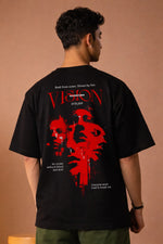 Vision Gothic T-Shirt | High Impact Red Oversized T-Shirt