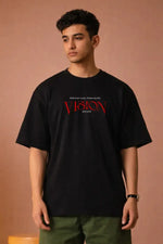 Vision Gothic T-Shirt | High Impact Red Oversized T-Shirt