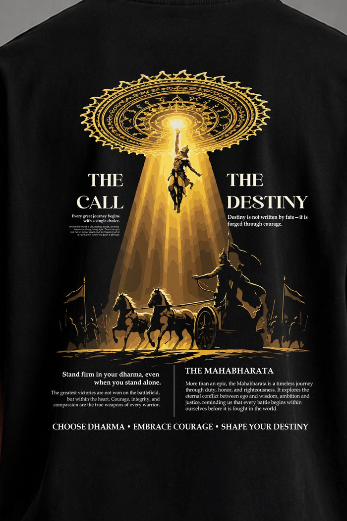 Mahabharata Dharma Oversized T-Shirt