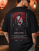 God of War Kratos Anime Gaming Oversized T-Shirt