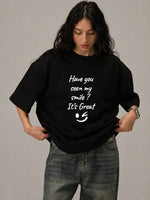 Have You Seen My Smile? Smiley Oversized T-Shirt