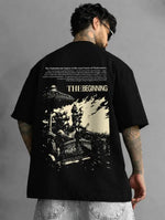The Beginning Mahabharata Krishna Inspired Indian Mythology Oversized T-Shirt