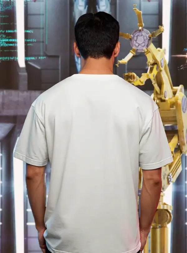 Iron Man Mark 1 Armor Graphic Oversized T-Shirt