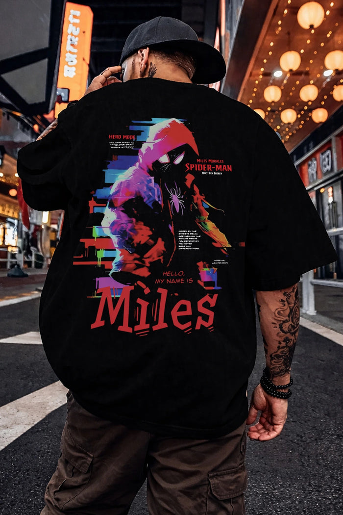 Miles Morales Spider-Verse Oversized T-Shirt