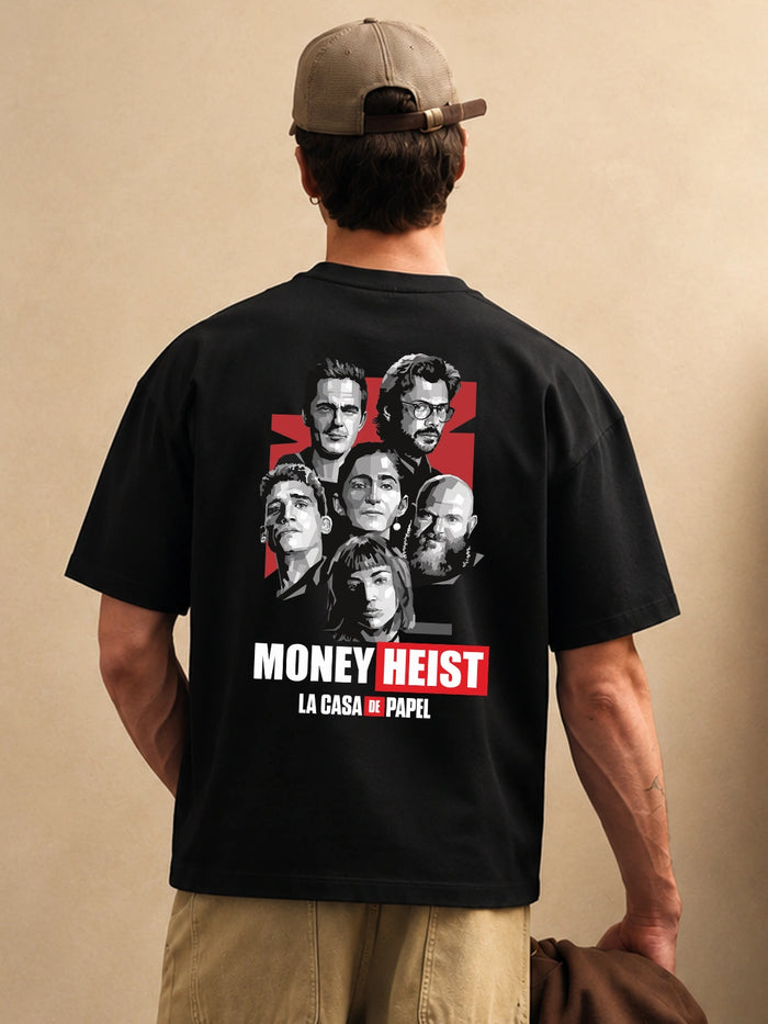 Money Heist La Casa De Papel Oversized T-Shirt