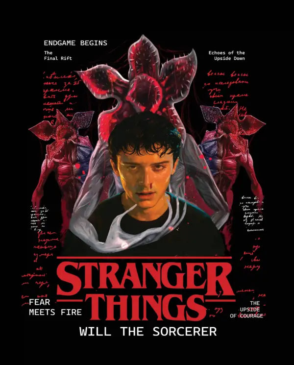 Will the Sorcerer—Exclusive Stranger Things S5 Oversized T-Shirt