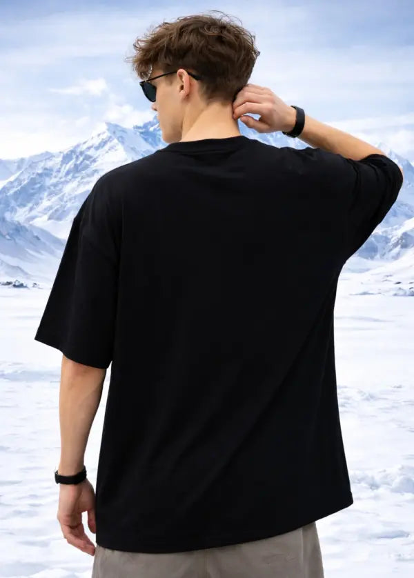Walking Alone Penguin Oversized T-Shirt