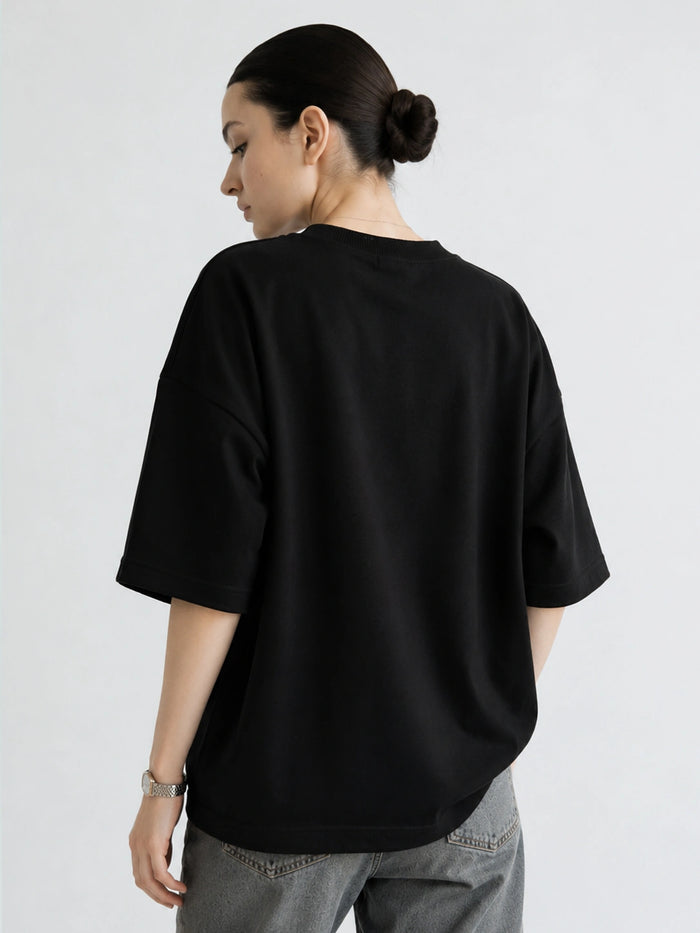 Red Flag Oversized T-Shirt for Women