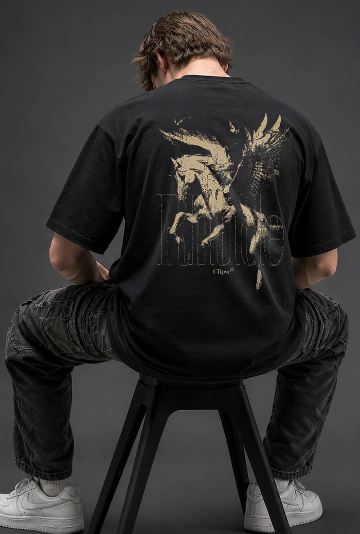 Pegasus Winged Horse Oversized T-Shirt