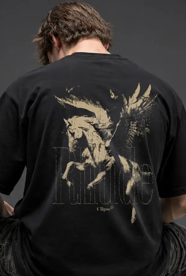 Pegasus Winged Horse Oversized T-Shirt