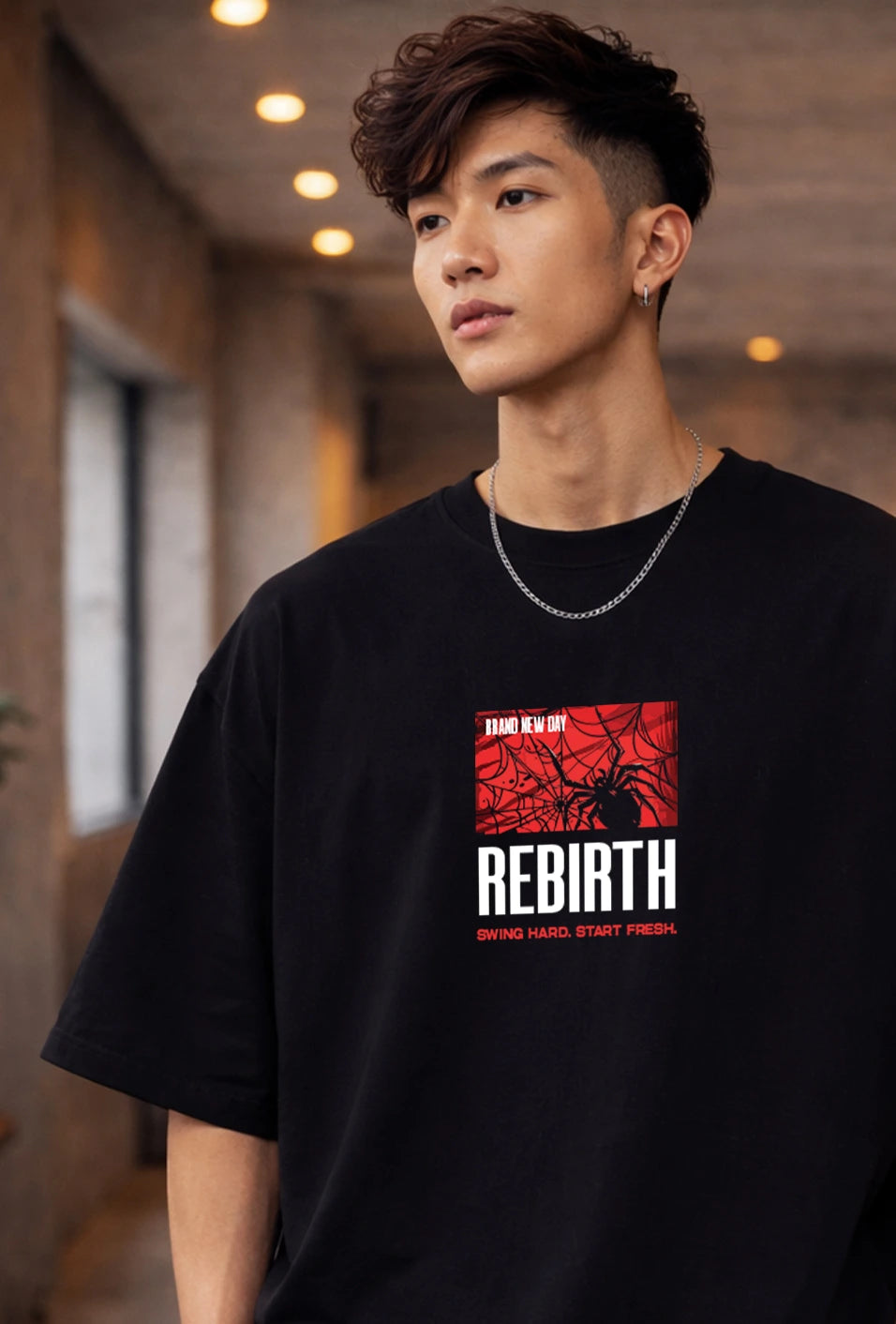 Spider Inspired Brand New Day Rebirth Oversized T-Shirt