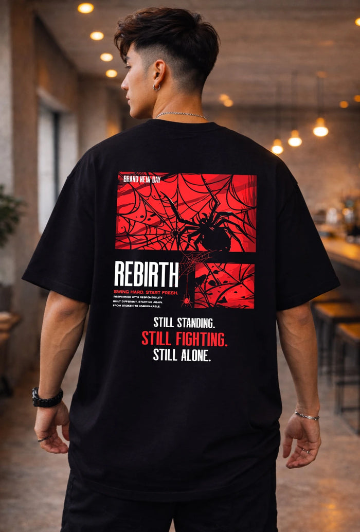 Spider Inspired Brand New Day Rebirth Oversized T-Shirt
