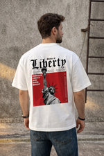 Statue of Liberty Freedom Oversized T-Shirt