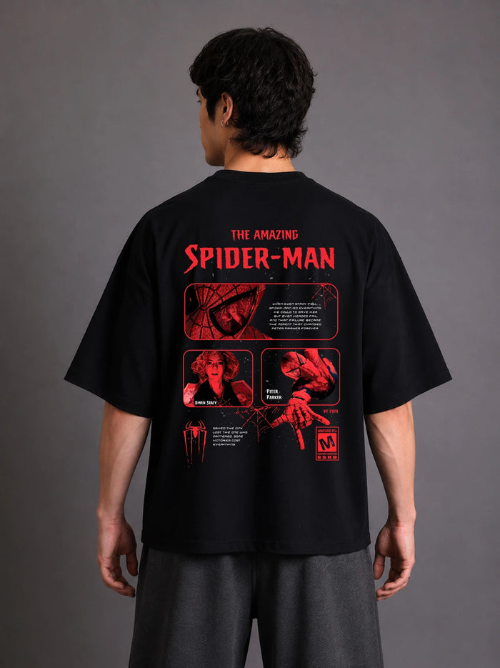 The Amazing Spider-Man Lost His Gwen T-Shirt – Marvel Oversized T-Shirt