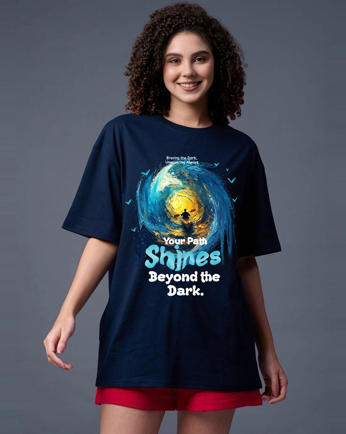Explore Your Path Aesthetic Oversized T-Shirt