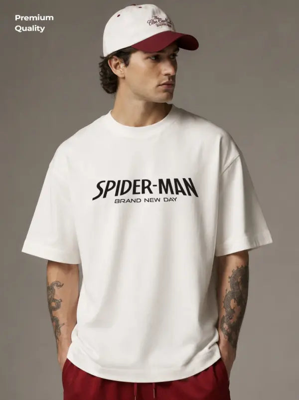 Spider-Man Brand New Day Web Oversized T-Shirt