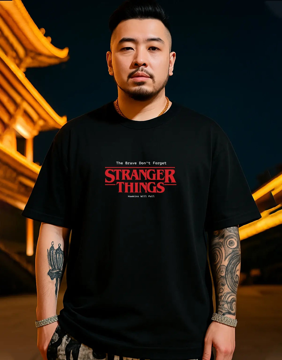 Stranger Things Season 5 Inspired Oversized T-Shirt